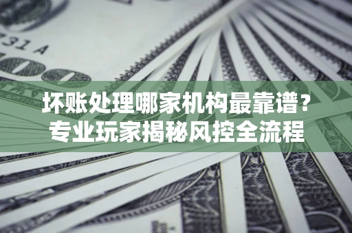 北京坏账处理哪家机构最靠谱？专业玩家揭秘风控全流程