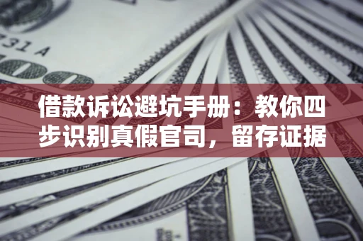 北京借款诉讼避坑手册：教你四步识别真假官司，留存证据不踩雷