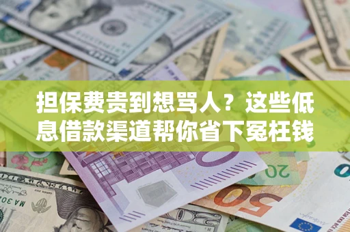 北京担保费贵到想骂人？这些低息借款渠道帮你省下冤枉钱