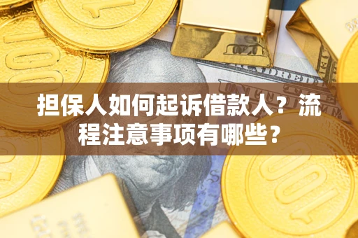 北京担保人如何起诉借款人？流程注意事项有哪些？
